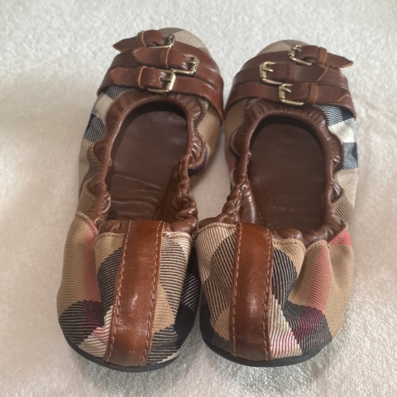 Burberry plaid print ballet flats - Picture 4 of 5